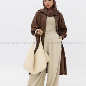 مانتو بلند لینن